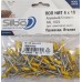 Поп-нит ал/ст, 4.0 x 10 mm RAL 1023, стандартен DIN 7337 Поп-нит ал/ст, 4.0 x 10 mm RAL 1023, стандартен DIN 7337