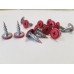 Винт/копче за метал 4.2 х 14 mm RAL 3000, самонарезно, DIN 7504 Винт/копче за метал 4.2 х 14 mm RAL 3000, самонарезно, DIN 7504
