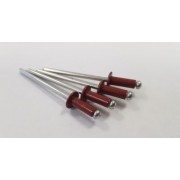 Поп-нит 4.0 x 10 mm, RAL 3011, ал/ст DIN 7337 Поп-нит 4.0 x 10 mm, RAL 3011, ал/ст DIN 7337