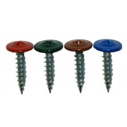 Винт/копче за метал 4.2 х 16 mm RAL 7046, самонарезен с плоска глава