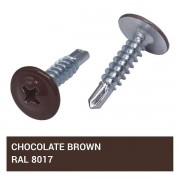 Винт за метал 4.2 х 19 mm, RAL 8017, самопробивен