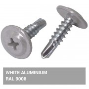 Винт за метал 4.2 х 19 mm, RAL 9006 , самопробивен Винт за метал 4.2 х 19 mm, RAL 9006 , самопробивен