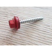 Винт за метал/дърво самопробивен, 4.8 х 35 mm, RAL 3000 Винт за метал/дърво самопробивен, 4.8 х 35 mm, RAL 3000