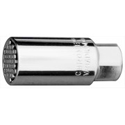 Вложка универсална, многоразмерна, 6-21 mm, 3/8", хромирана Вложка универсална, многоразмерна, 6-21 mm, 3/8", хромирана