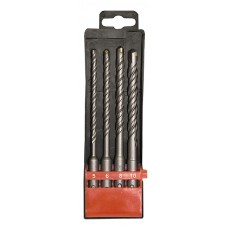 Комплект свредла за бетон, 5-6-8-10х160 mm, 4 бр., SDS PLUS, пластмасова кутия