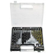 Комплект свредла за бетон 4-5-6-8-10mm, метал 2-3-4-5-6-8-10mm, дърво 4-5-6-8-10mm, дюбели, 300ч. Комплект свредла за бетон 4-5-6-8-10mm, метал 2-3-4-5-6-8-10mm, дърво 4-5-6-8-10mm, дюбели, 300ч.